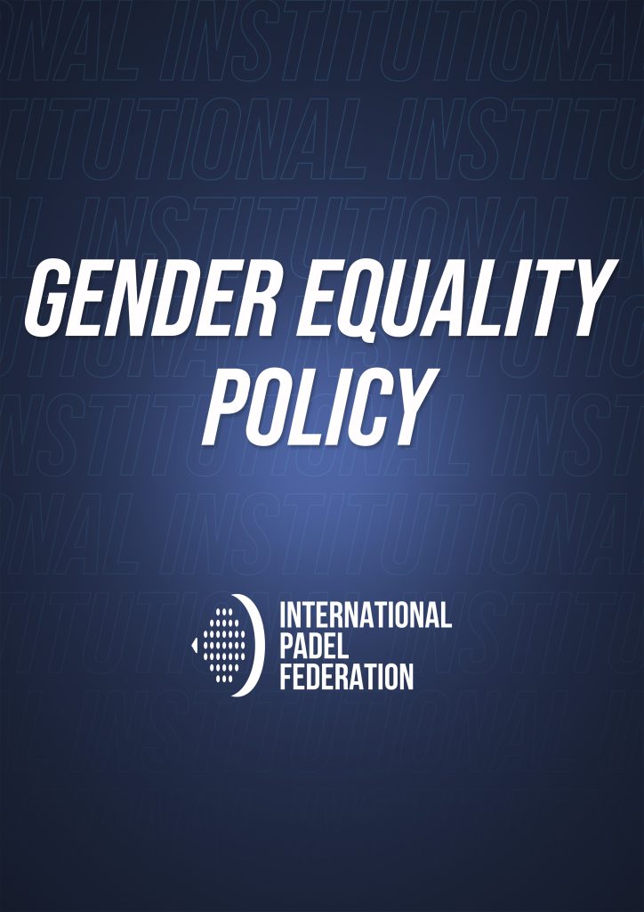 FIP GENDER  EQUALITY POLICY